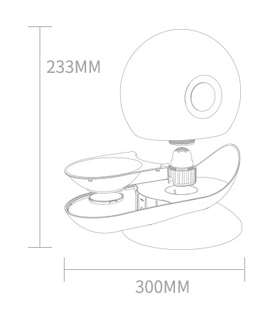 Cat filtering automatic drinking fountain