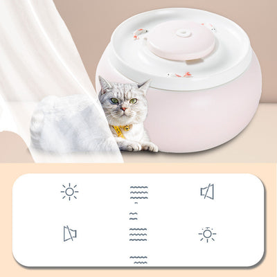 Ceramic Cat Automatic Drinking Fountain