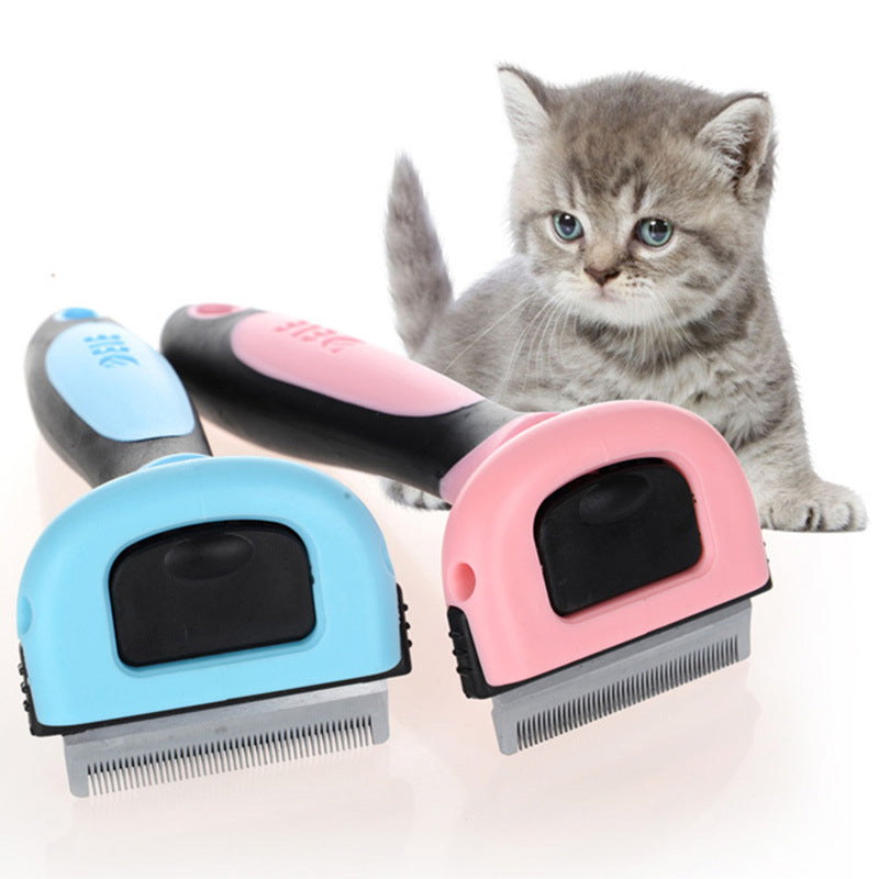 Pet comb hair removal brush