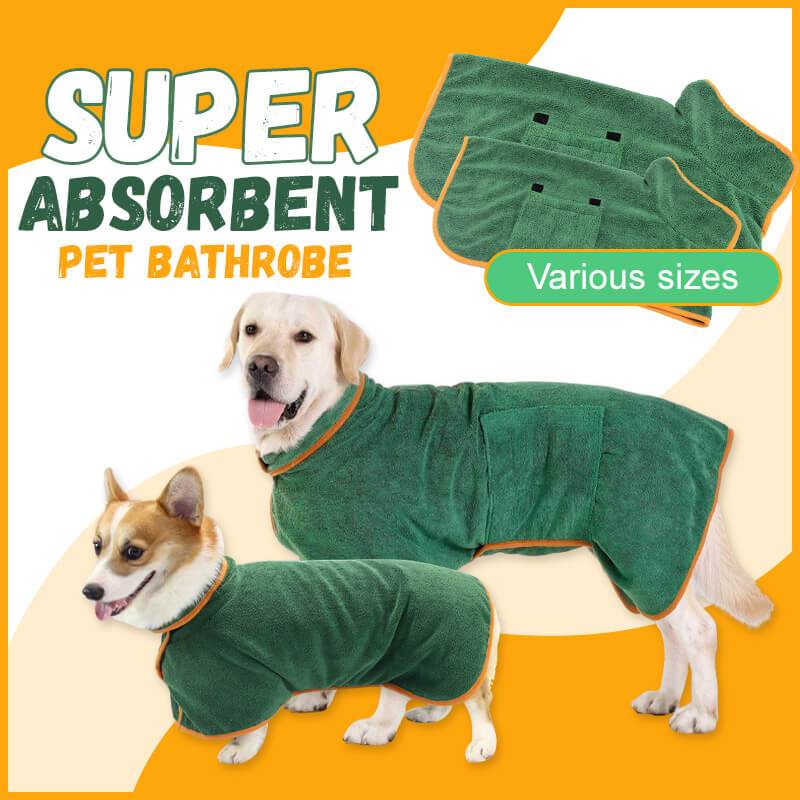 Absorbent Dog Bathrobe