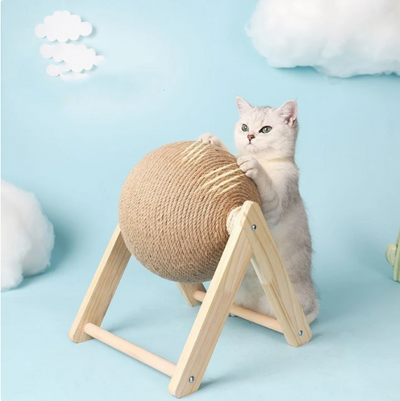 Cat Scratching Ball